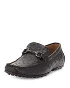 Palermo Ostrich-embossed