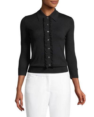 Collared Center-ruffle