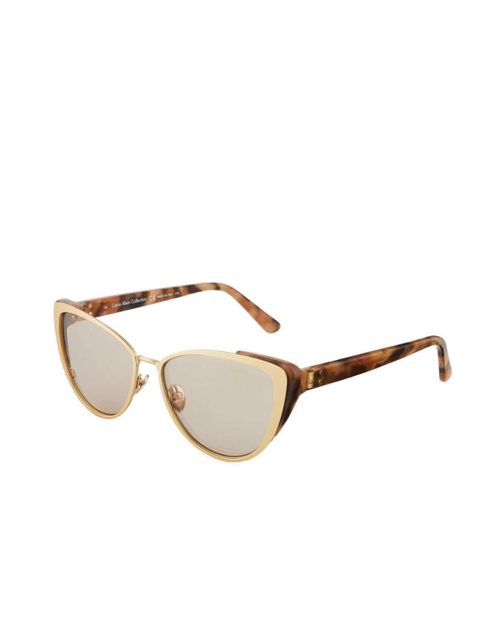 Acetate/metal Cat-eye