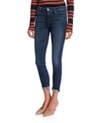 Mid-rise Skinny Cropped Rolled Hem Jeans