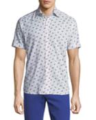 Paisley-print Short-sleeve Cotton