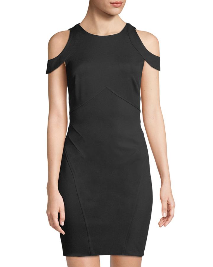 Cold-shoulder Bodycon Dress