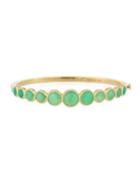 18k Gold Lollipop&reg; 11-stone Bangle, Chrysoprase