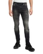 Men's Skinny Biker Jeans