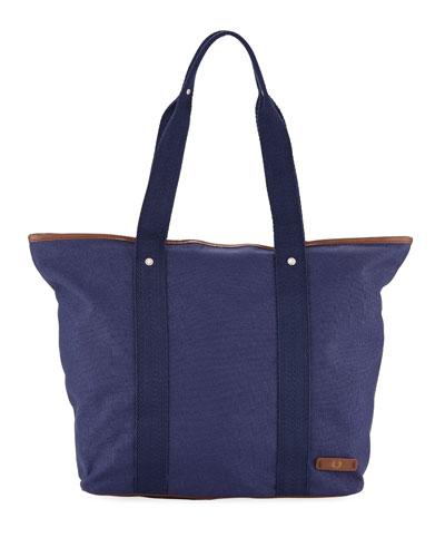 Men's Zip-top Canvas Tote Bag