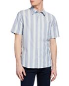 Men's Variegated Stripe Woven
