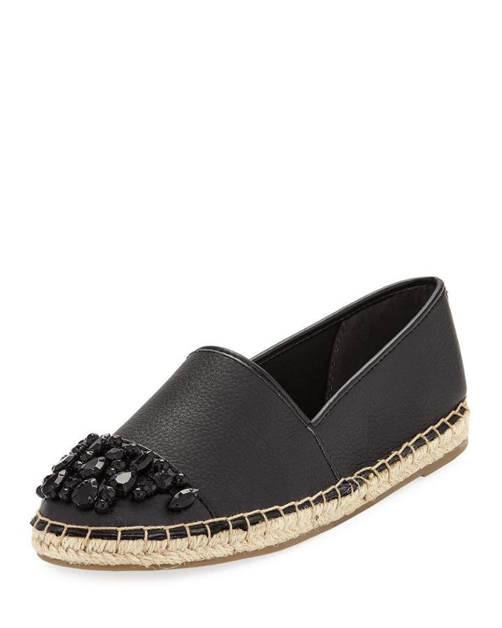 Linda Jeweled-cap-toe Espadrille