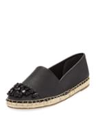 Linda Jeweled-cap-toe Espadrille