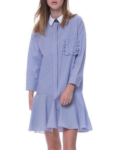 Collared Drop-waist
