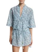 Iconic Print Coverup Tunic
