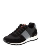 Men's Suede & Leather Trainer