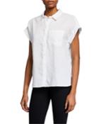 Edison Short-sleeve Button-down Side-slit