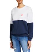 Foster Embroidered Alice Colorblock