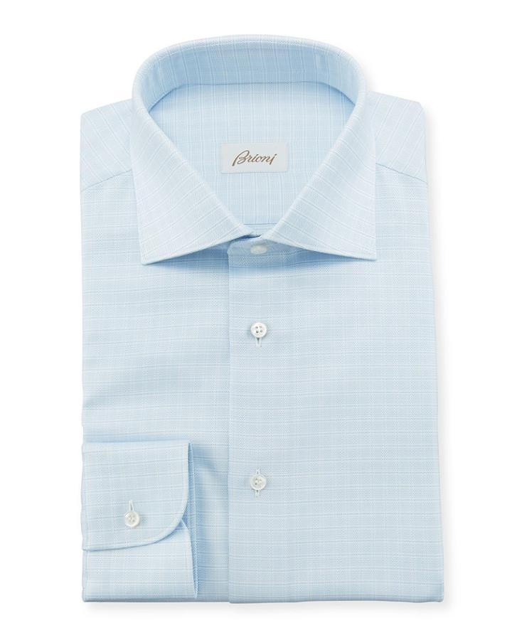 Men's Tonal Graph Check Dress