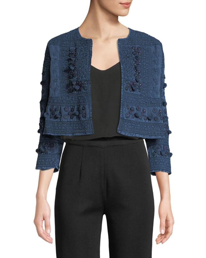 Embellished Open-front