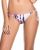 Colorfield Printed Side-tie Bikini Bottom,