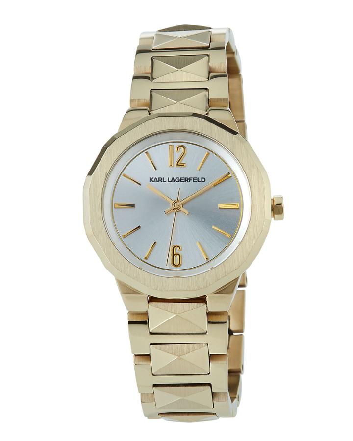 34mm Joleigh Bracelet Watch, Gold/silver