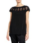 Mesh Cutout Beaded