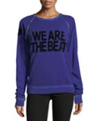 We Are The Beat Fuzzy Studded Raglan