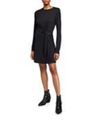 Shaw Draped Long-sleeve