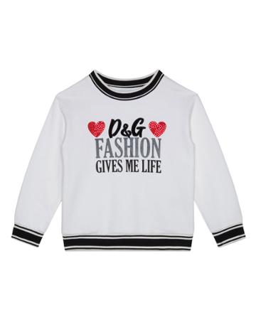 Girl's Fashion Gives Me Life Sweatshirt,