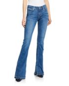 Lou Lou Flare Jeans With Released Hem