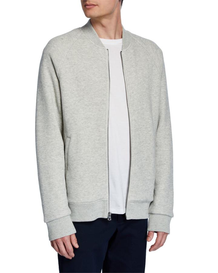 Vince French Terry Zip-up Track Jacket
