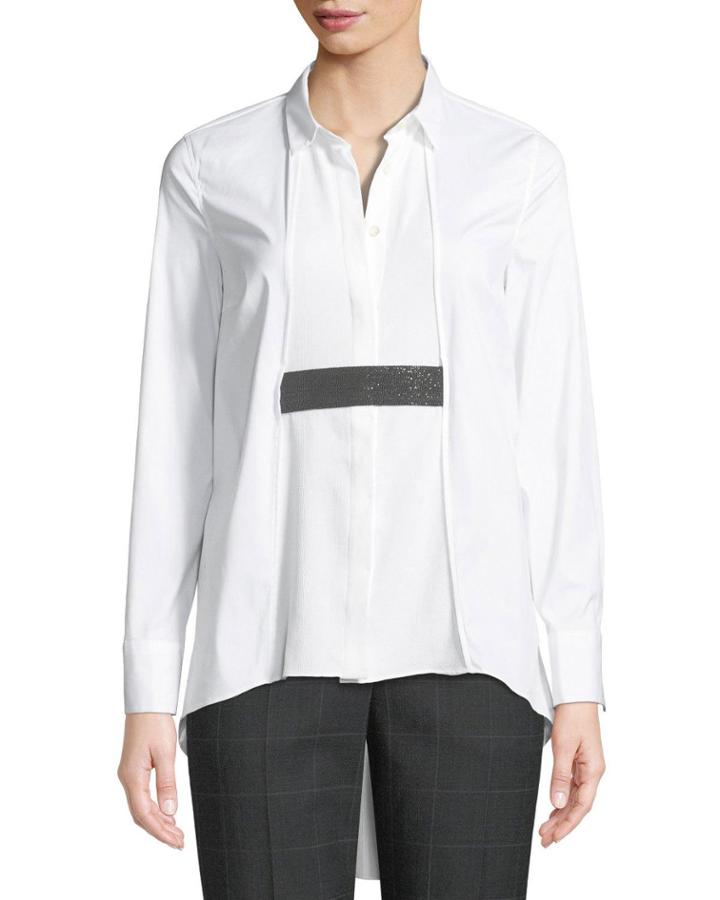 High-low Tunic W/monili Belt