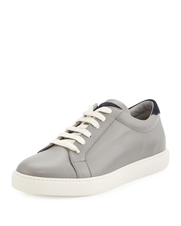 Men's Leather Low-top