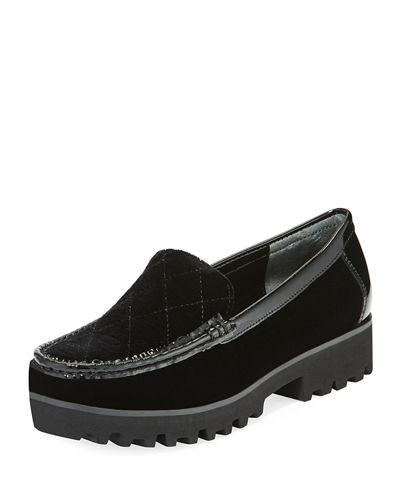 Renee Velvet Lug-sole