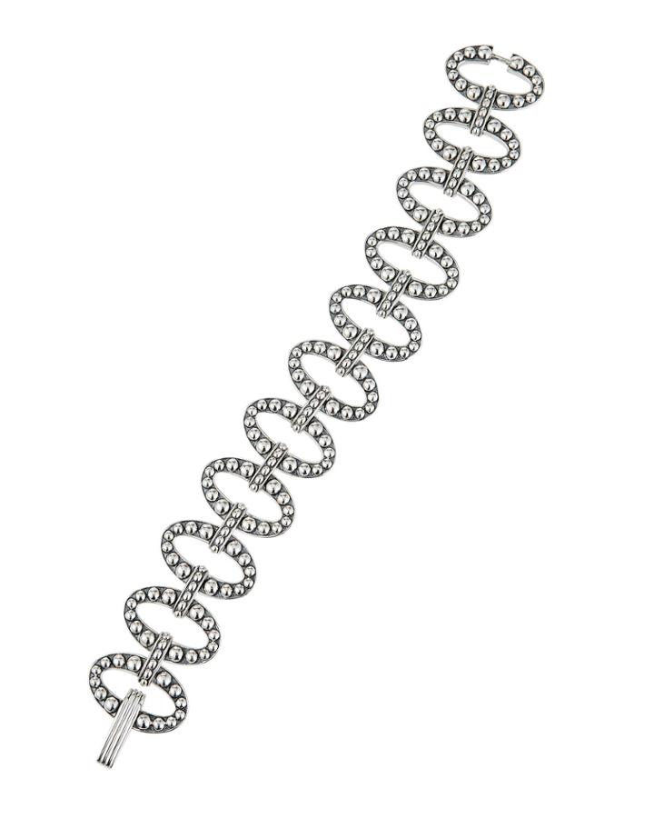 Signature Caviar Link Bracelet,