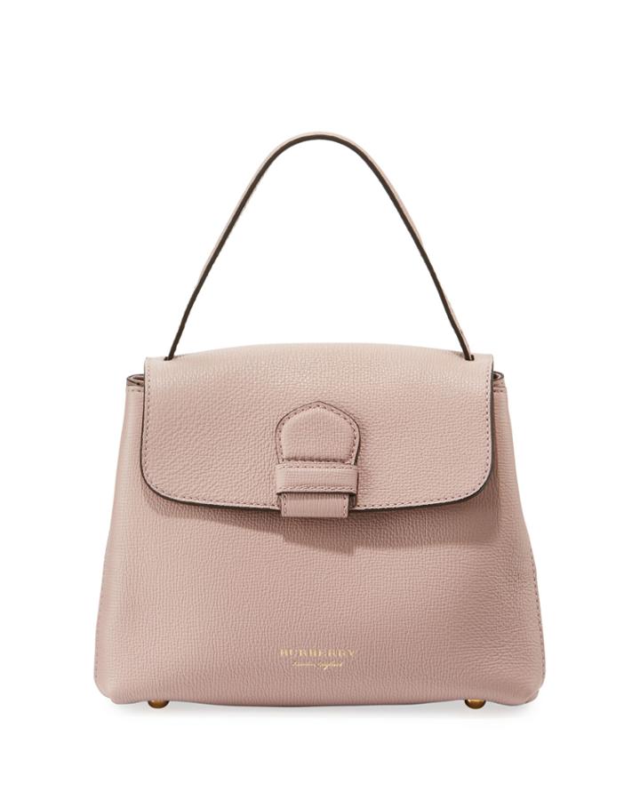 Burberry Small Calf Leather Handbag, Pink