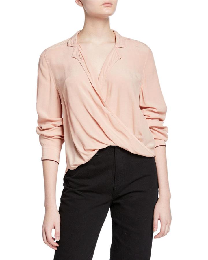 Dean Cross-front Long-sleeve Top