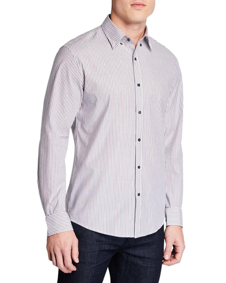 Men's Slim-fit Multi-stripe