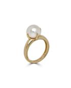 14k Clawed 9.5mm Pearl Ring,