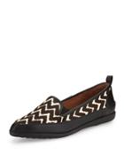 Lennox Chevron Calf-hair