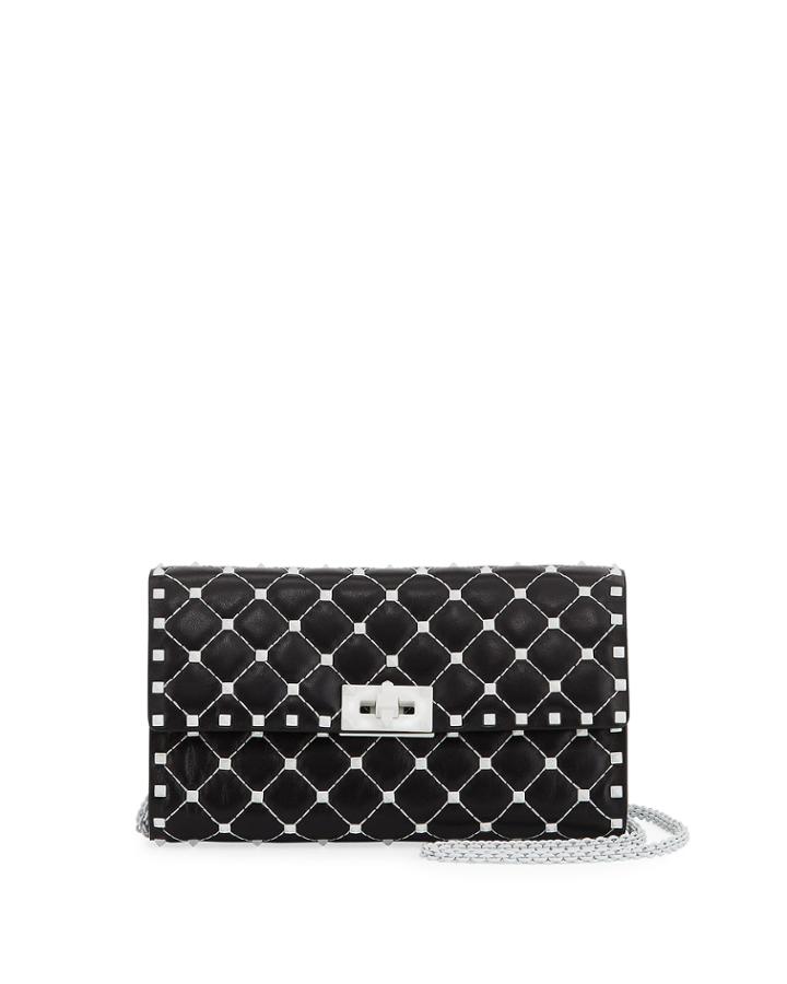 Free Rockstud Spike Small Quilted Napa Leather