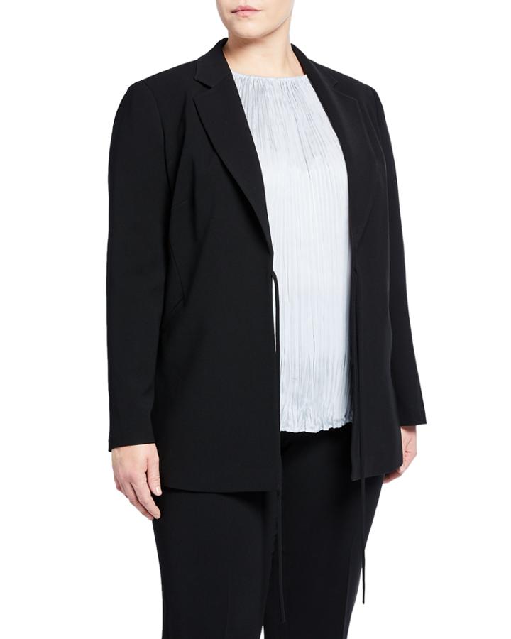 Imari Tie-front Fitted Jacket,