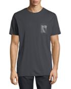 Men's Crewneck Mesh-pocket T-shirt