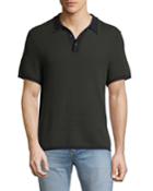 Men's Finn Textured Graphic-stitch Polo