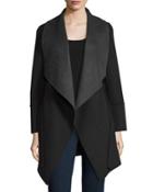 Belted Double-face Cashmere Cardigan Coat