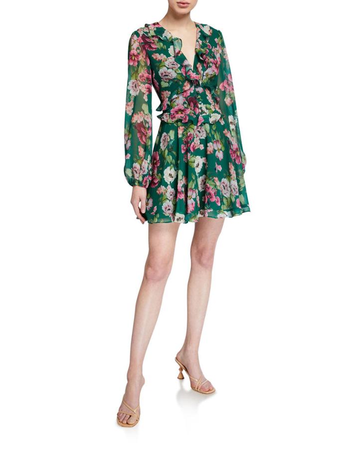 Bambi Floral-print Ruffle Dress