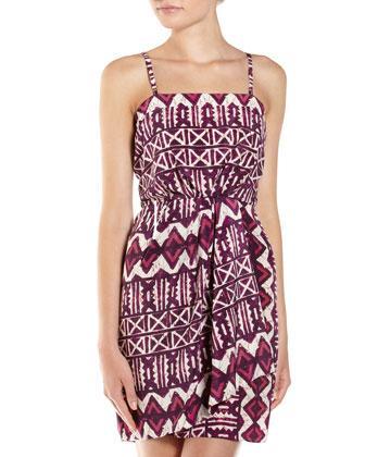 Yoana Baraschi Tribal-print Faux-wrap
