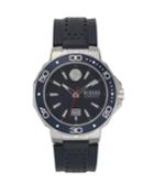 Men's 44mm Watch With Blue