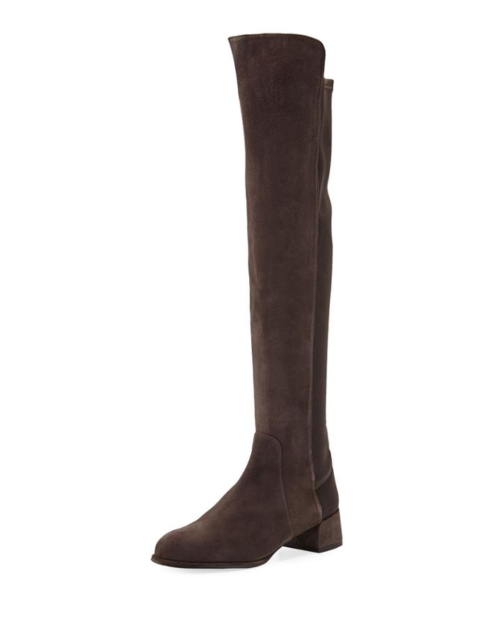 Fifo Suede Stretch Over-the-knee Boots