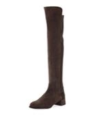 Fifo Suede Stretch Over-the-knee Boots