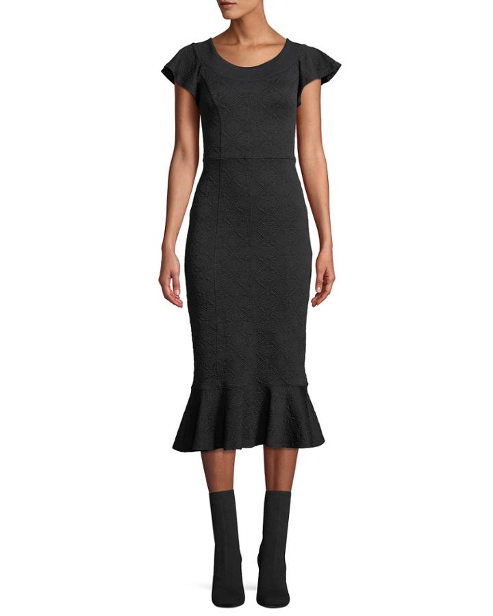 Lotus Off-the-shoulder Jacquard