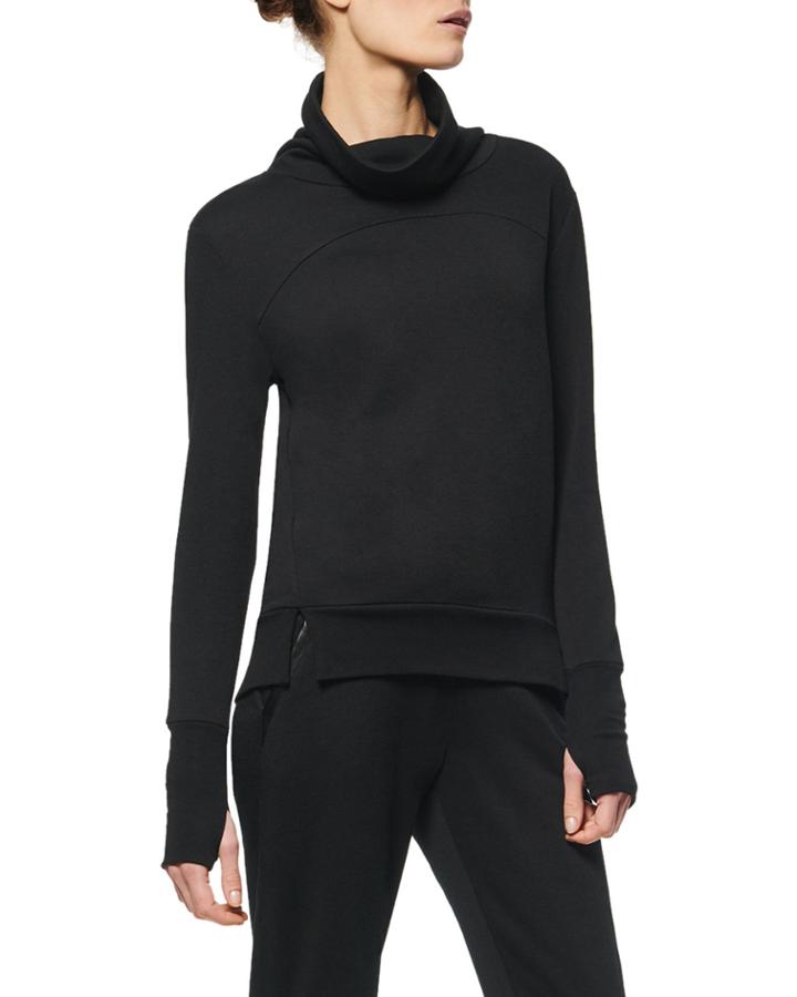Fleece Funnel-neck Tunic