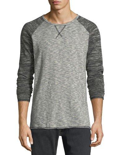 Raglan-sleeve Crewneck Tee