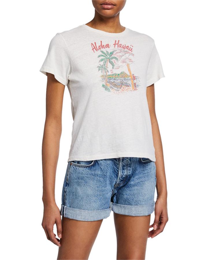 Aloha Short-sleeve Graphic Cotton Tee
